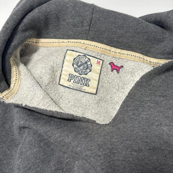 Y2K Vintage PINK Bling Hoodie Sweatshirt - Picture 5 of 6